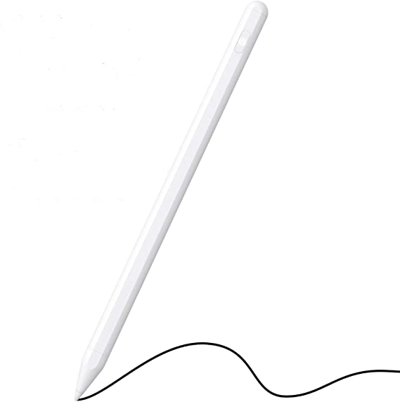Stylus Pen for iPad(2018-2021) with Palm Rejection, KECOW Stylus Compatible with Apple iPad 6/7/8th Gen Stylus Pencil for iPad Air 3rd/4th Gen, Mini 5th,iPad Pro (11/12.9''),Precise Drawing/Writing
