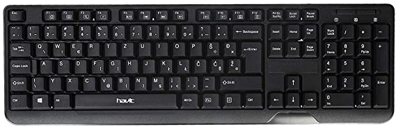 Havit Hv-KB378 Wired Keyboard - Black