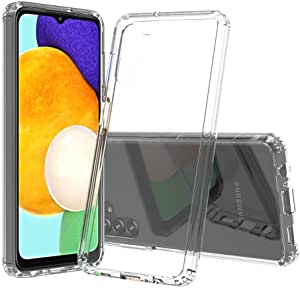 Kowauri for Samsung Galaxy A13 5G [NOT for A13 4G],Crystal Clear Hard PC Back Clear Slim TPU Bumper Shockproof Protective Cover Case for Samsung Galaxy A13 5G (Clear)