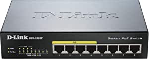 D-Link 8 Port Gigabit Ethernet PoE Switch - DGS-1008P