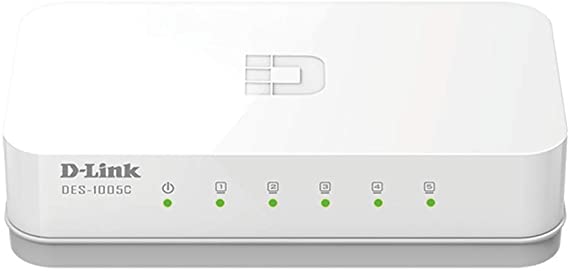 D-Link Switch DES1005c 5 Port White