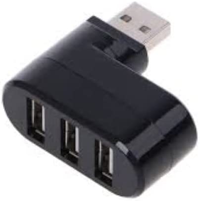 USB 3.0 Hub for Mac and Windows OS 3 Port Mini Portable Fast High Speed Bus Powered Data USB Hub Transfer (Compatible with Windows, macOS & Linux, USB 2.0 Backwards Compatible) Randomly colors