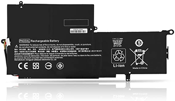 Binger New PK03XL Replacement Battery Compatible with HP Spectre Pro X360 G1 G2 Spectre 13-4000 13-4100 13-4200 Series Laptop HSTNN-DB6S TPN-Q157 789116-005 788237-2C1