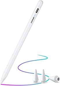 Stylus Pen for iPad with Palm Rejection,Magnetic,Tilt, Digital, Rechargeabl with 2018-2020 Apple iPad Pro (11/12.9 Inch),iPad 8th/7th/6th Gen iPad Air iPad Mini iPad Pro