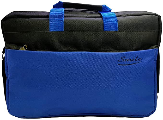 LAPTOP BAG SMILE BUSINESS - BLACK x BLUE
