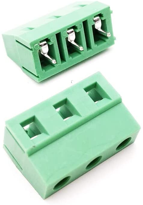 3 Pin PCB Mount Screw Terminals Block Pitch 5mm Long