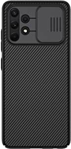 Nillkin Case for Samsung Galaxy A32 A 32 4G (6.4" Inch) CamShield Slider Camera Close & Open Case Protect Black Color PC Finish