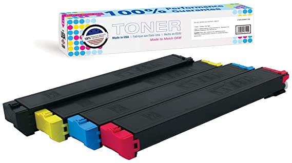 MADE IN USA TONER Cartridge Replacement for Sharp MX-36NT use in MX-2610N MX-2615N MX-3110N MX-3115N MX-3610N (Black, Cyan, Magenta, Yellow, 4-Pack)