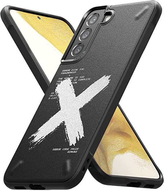Ringke Onyx Design Compatible with Samsung Galaxy S22 Plus 5G Case (2022), Design Print Back Tough Rugged Durable Shockproof TPU Heavy Duty Protective Phone Cover - X