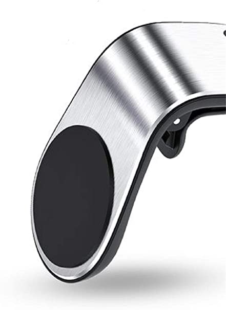 ArtaMo 2 Pack Magnetic Phone Car Mount -Magnetic Car Air Vent Phone Holder Universal Cell Phone Bracket Stand for Car L Shape 360°Rotation with 5 Strong Magnetic Attraction