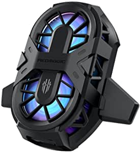 REDMAGIC Phone Cooler for Gaming, Dual Core High Performance Heat Dissipation Air Cooler Heat Sink Compatible with Red Magic 6 and 6 Pro, iPhone, Samsung, Motorola Phone and More, Universal Version