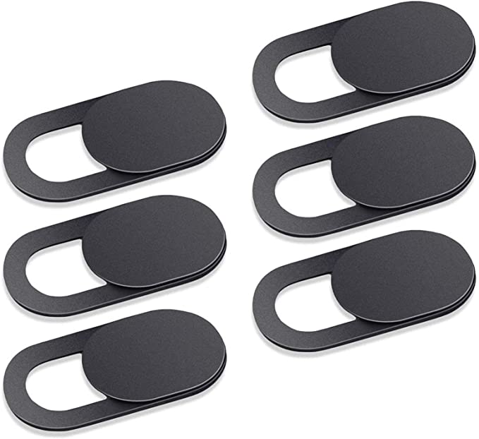 SIREG Webcam Cover Slide Ultra Thin - Web Camera Cover fits Laptop,Tablet,Computer, Smartphone, Protect Your Privacy and Security,Strong Adhesive- 6 Pack