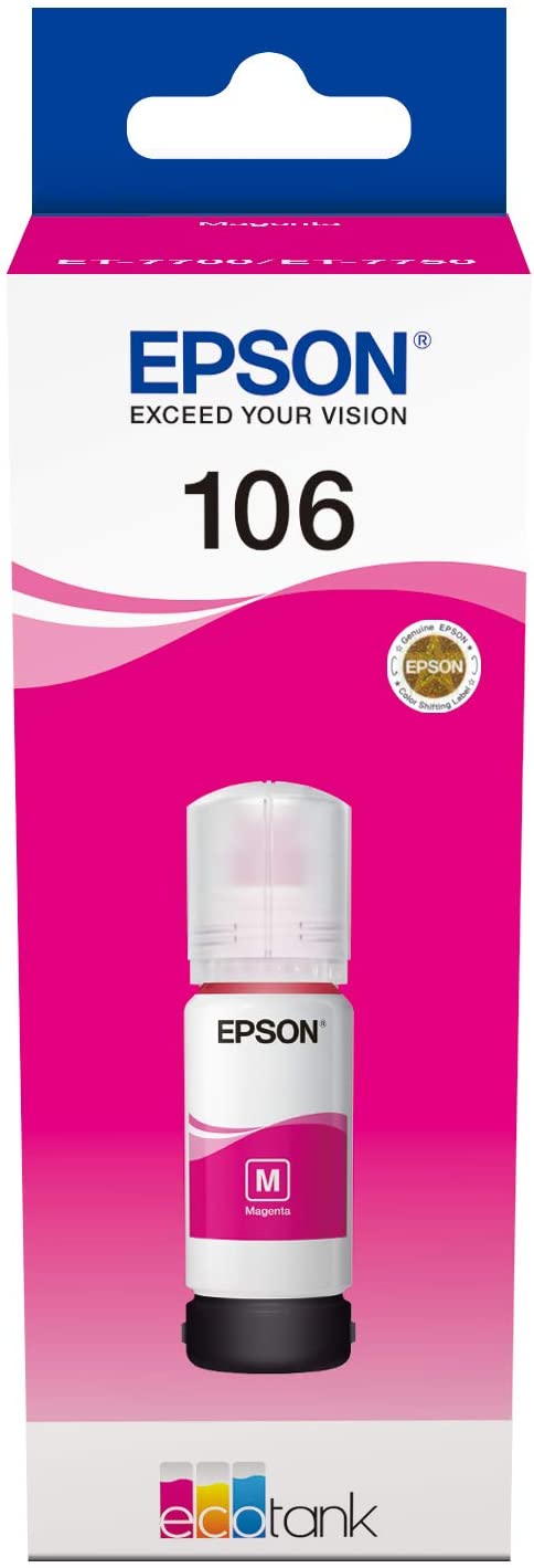 Epson EcoTank 106 Magenta Genuine Ink Bottle