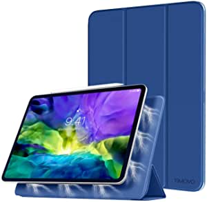 TiMOVO Case for New iPad Pro 11 Inch 2020 (2nd Generation), Strong Magnetic Trifold Stand Case Cover with Auto Sleep/Wake Fit iPad Pro 11" 2020 Release [Support Pencil Pair & Charging],Navy Blue
