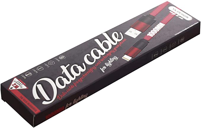 YK Design YK-S13I Data Cable Fast Charging For Iphone 100 Cm - Red