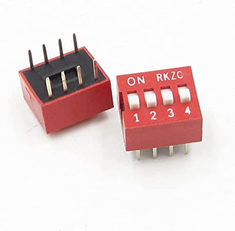 4Position DIP Switch 2.54mm