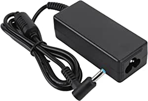 Charger - Adapter - 19V - 3.5A 65W (4.5mm x 3.0mm) with Compatible HP Laptop Power Cable - Black