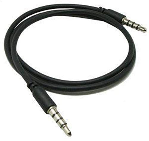 3.5mm Male to Male Flat Aux Audio Cable for iPhone iPod/MP3/PC