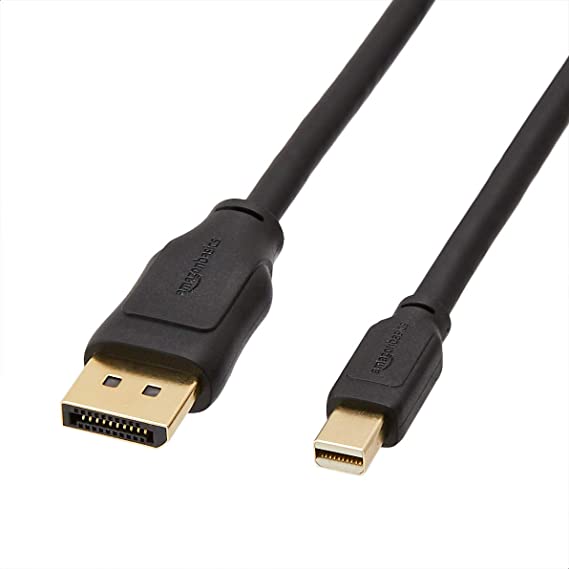 AmazonBasics Mini DisplayPort to DisplayPort Display Cable - 6 Feet