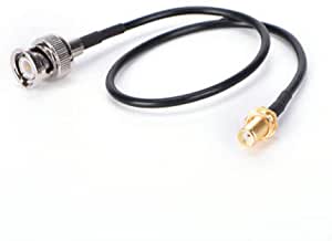 OHM - BNC male To SMA female cable RG58 50ohm 10 Meter length