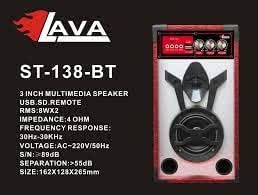 SUB LAVA 3"-1 Single - ST- 138 - Powered by USB Flash + Bluetooth + Memory Card + AUX 2 * 1