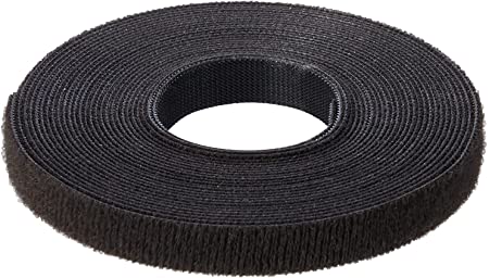 VELCRO Brand VEL-EC60253 One-Wrap Reusable Ties, Black, 10mm x 5m
