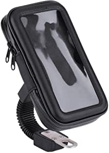 Waterproof Universal Motorcycle Phone Mount Cradle Holder for Smart Phone for iPhone 6, 6S, 7, 7 Plus, Samsung I9300 I9100 S4 I9500(XL)