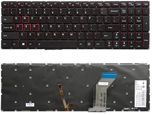 High Quality US Version Keyboard with Keyboard Backlight for Lenovo Ideapad Y700 Y700-15 Y700-15ISK Y700-15ACZ Y700-17ISK Y700-15ISE