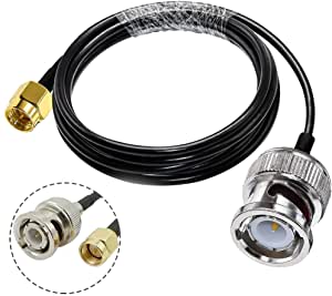 OHM - BNC male To SMA male cable RG58 50ohm 3 Meter length