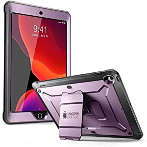 SUPCASE Unicorn Beetle Pro Series Case for iPad 10.2 (2021/2020/2019), with Built-in Screen Protector Protective Case for iPad 9th Generation/8th Generation/7th Generation (Purple)