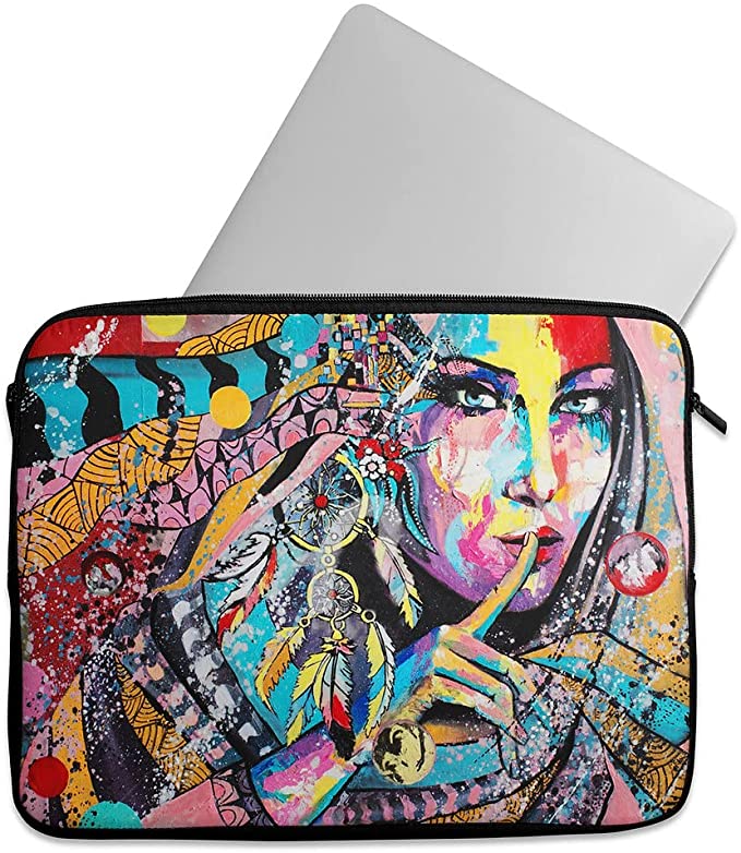 laptop sleeve 15.6 & 15 inch Protective Case with Zippe Carrying Bag laptop sleeve laptop sleeve laptop sleeve laptop sleeve 15.6 & 15 inch -Tat Casual Printed Laptop Sleeve 31