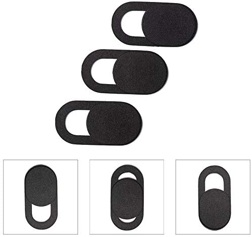 0.03inch Web Camera Cover Slide for Laptop, Computer, Macbook Pro, Mac, PC, Surface Pro, iPhone and Android Smartphones, Protect Your Privacy and Security(3Pcs)