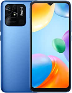 Xiaomi Redmi 10C 4G (Ocean Blue, 4GB RAM, 128 GB Storage)- Dot Drop Display | 50mp with 5mp Rare Camera