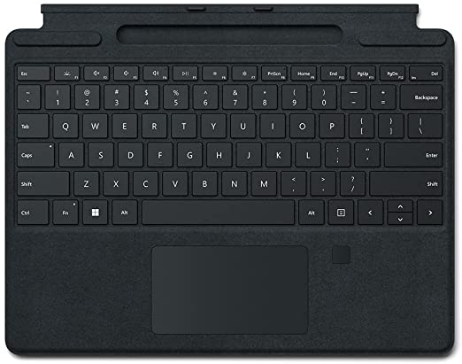 Surface Pro Signature Keyboard with Fingerprint Reader – Black