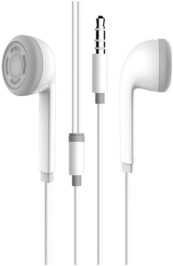 VIDVIE HS614 In-Ear Headphone With Microphone Included - White