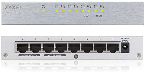 Zyxel GS-108BV3 8-Ports Desktop Gigabit Ethernet Switch