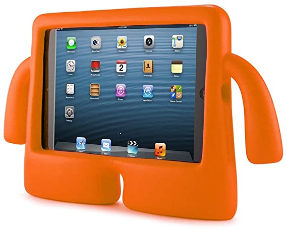 Huawei Media Pad T3/10 inch Cartoon Shockproof Kids Friendly Case Stand (Orange)