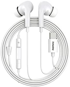 Remax RM-533 Wired Type-C Stereo Earphones - White