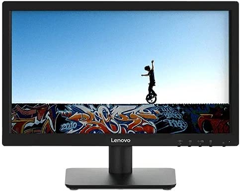 Lenovo D19 10 18.5" Monitor with 169.8 x 230.4 Display, 1366x768 Resolution, Black, VGA/HDMI -EYE-CARE