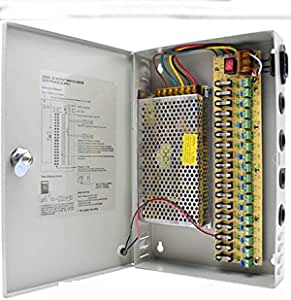 WOVO 18CHaNNEL DC12V/30a DC Power Supply Distribution Box CCTV Security Surveillance Camera