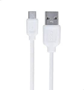 XO NB36 USB CHARGING And DATA TRANSFER Micro CABLE 1M - White