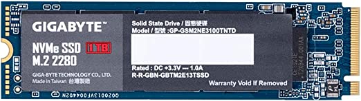 Gigabyte NVMe 1TB M.2 Solid State Drive