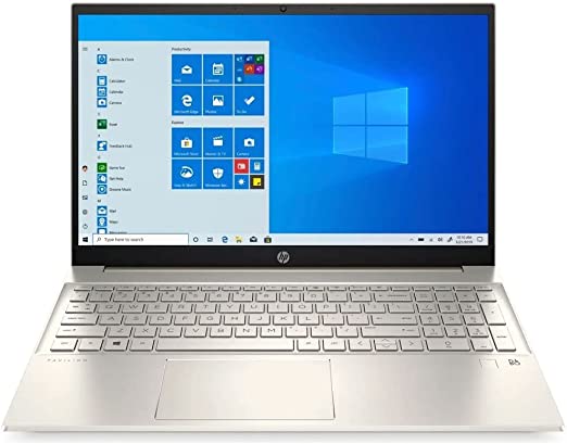 HP Pavilion 15-EG0062ne: Ci5-1135G7, 8GB, 512GB SSD, GF MX350 2GB, 15.6" FHD IPS 250nits-Micro edge, Wide vision webcam, Wifi, Bluetooth 5, Crad reader, Full size KB, Win 10, Warm Gold