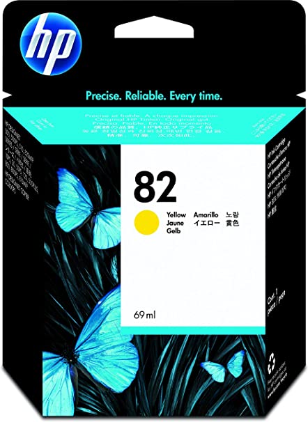 HP Original 82 Yellow Ink Cartridge (69 ml)