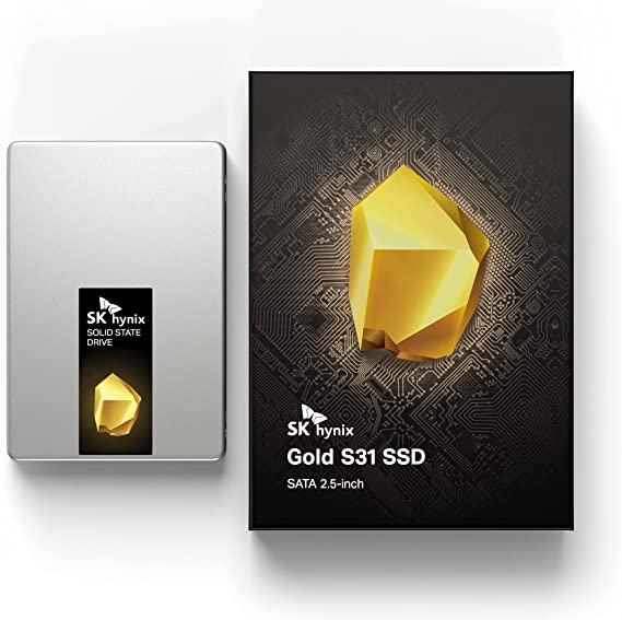 SK hynix Gold S31 SATA Gen3 2.5 inch Internal SSD | SSD 1TB | 1TB SATA | Up to 560MB/S | Solid State Drive | Compact 2.5" SSD Form Factor SK hynix SSD | Internal Solid State Drive | SATA SSD