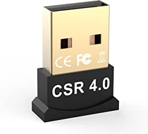 Yizhet USB Bluetooth 4.0 Dongle Adapter Bluetooth Transmitter and Receiver for PC, Stereo Music, Keyboard, Mouse, Support Windows 10/8/8.1/7/XP/Vista