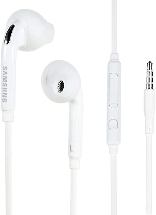 EO-EG920BW White Genuine Samsung Headset/Handsfree/Headphone/Earphone With Volume Control For Samsung Galaxy Phones (Non Retail Packaging - Bulk Packaging)