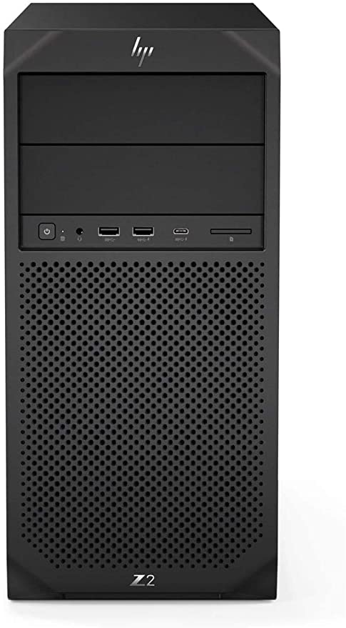 HP Z2 G4 Tower Workstation - Intel Core i7 9700k (8 Core) up to 4.9Ghz, 32GB 2666MHz RAM, 1TB NVMe Solid State Drive, Nvidia Quadro P1000 4GB, DVD RW, LAN, Windows 10 Pro