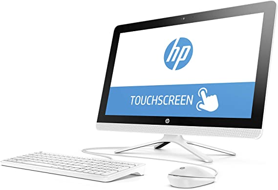 HP 22-c0002ne All-in-One Desktop - Intel Core i3-8130, 21.5-Inch Touch, 1TB, 4GB, 2GB VGA-GeForce MX110, Eng-Arb-KB, Windows 10, White