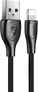 Remax RC-160i Lightning USB Cable Data And Fast Charger 2.1A 1 Meter - Black